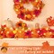 Fall Leaves Garland, 5.9FT Fall Garland with Lights for Mantle, Autumn Pumpkins Mesh Ribbon Fall Leaf Garland for Home Decoration